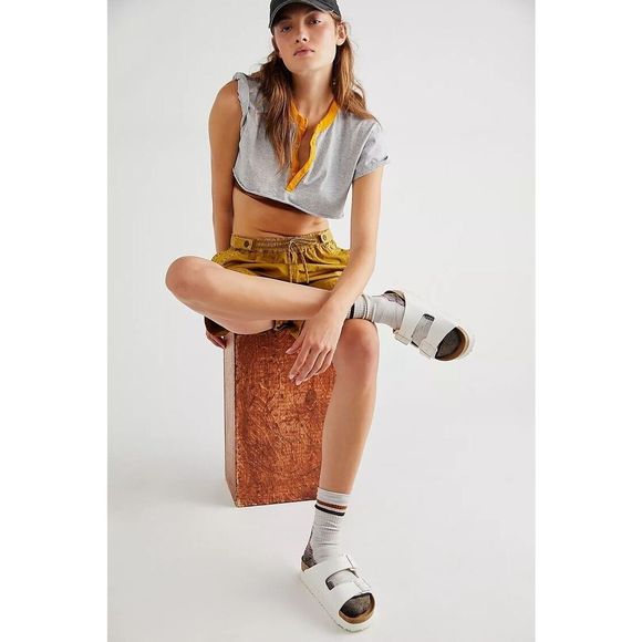 Free People Arizona Platform Vegan Birkenstock Sandals - Picture 2 of 9